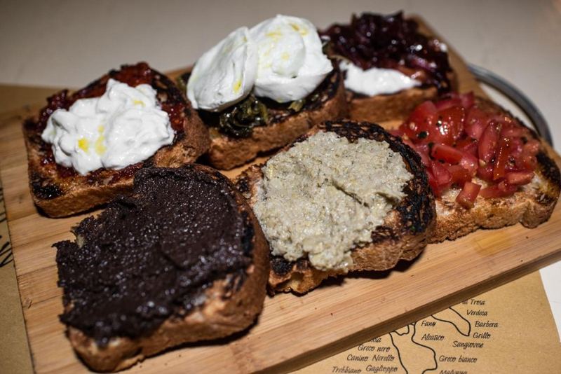 Tavolozza di Bruschette